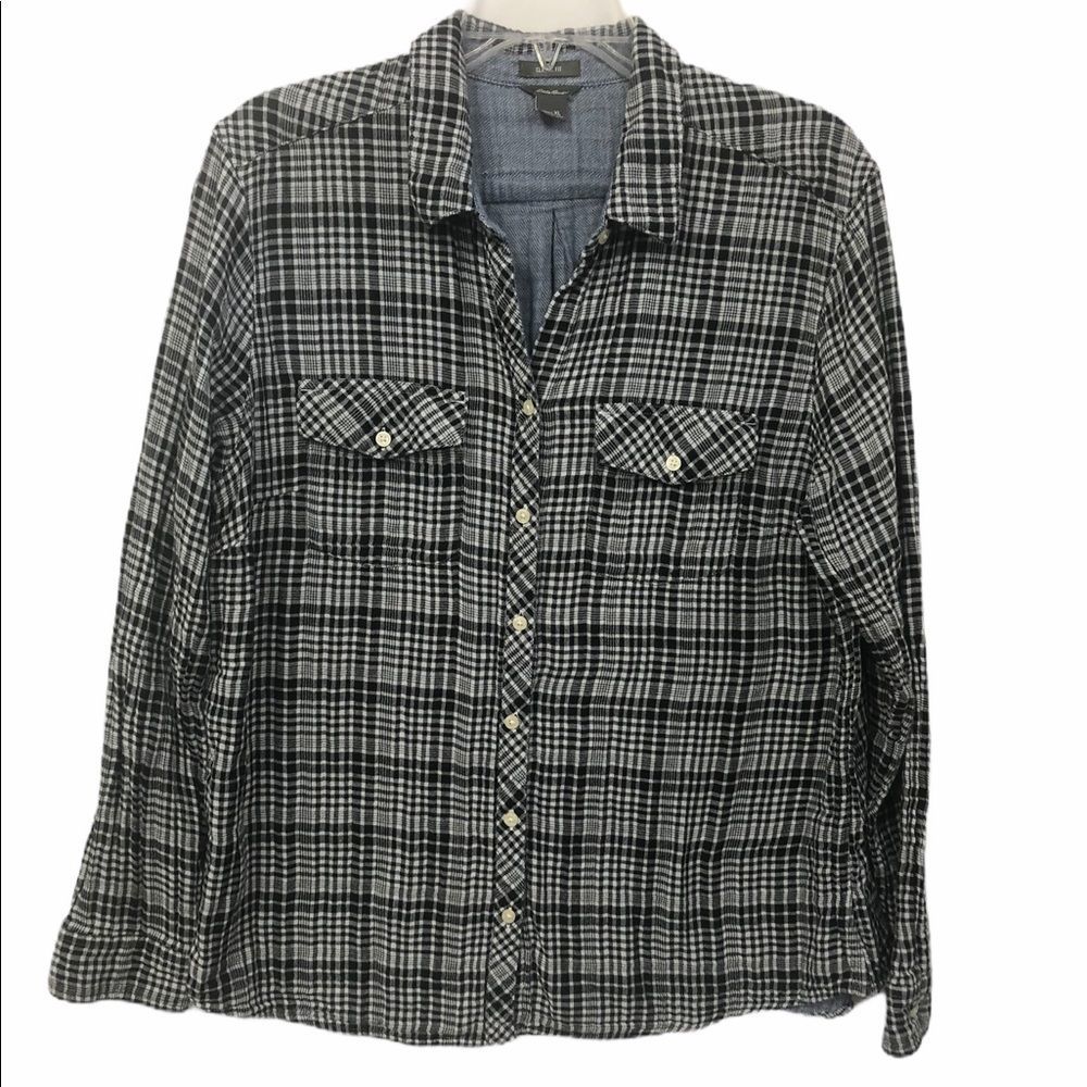 EDDIE BAUER PLAID SHIRT XL‎